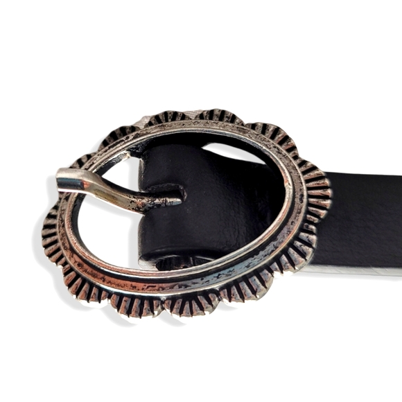 SOUTHWESTERN Vegan Faux Turqoise Belt, M - Picture 3 of 5